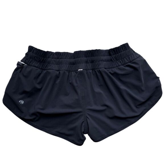 Lululemon Reversible Surf Short II Mini In Ripple White Seal Grey/Black Size 10 - Picture 8 of 12